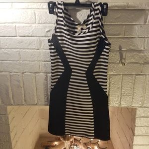 Black and white dress